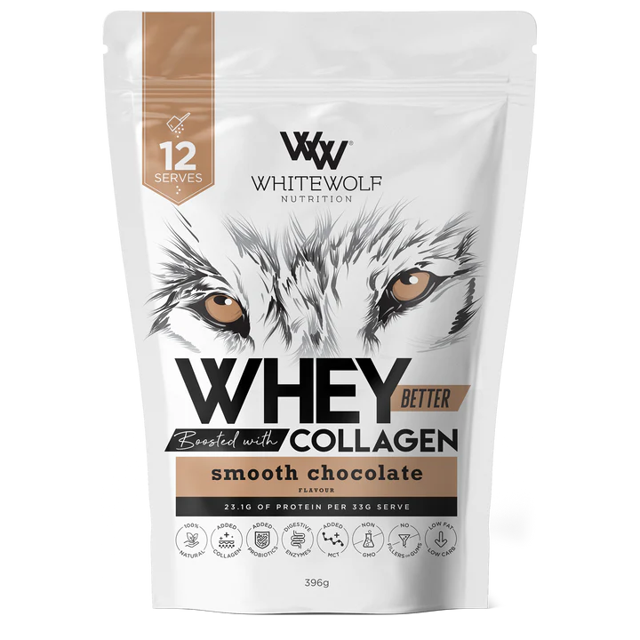 White Wolf Whey Better Protein - Boosted with Collagen