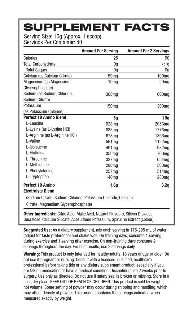 Scivation Xtend Perfect 10 Amino 400g