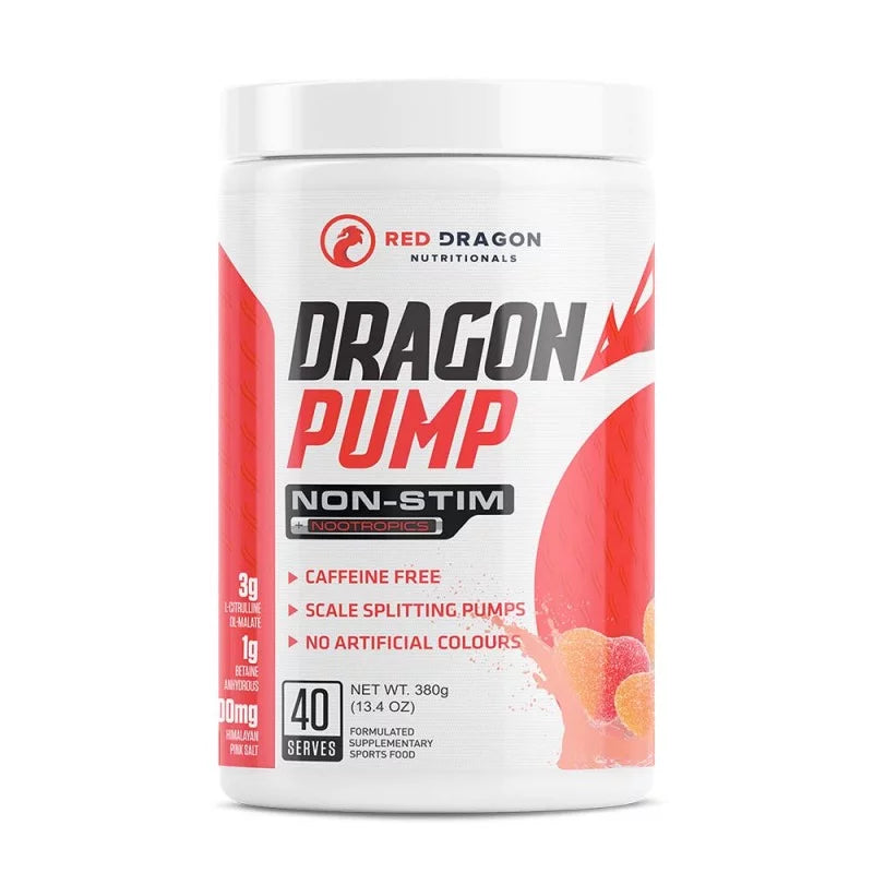 Red Dragon Nut. Dragon Pump non-stim pre workout