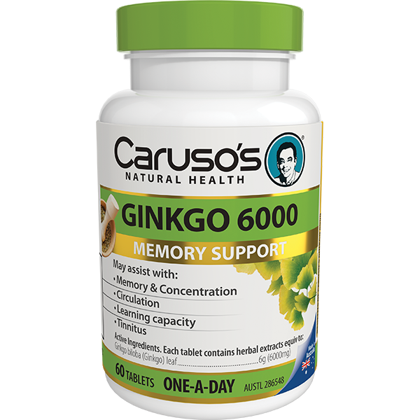 Carusos Natural Health Ginkgo 6000