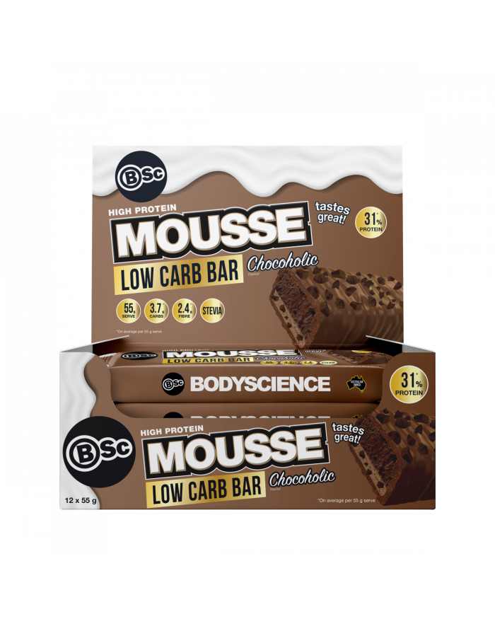 BSC High Protein MOUSSE Low Carb Bar l Body Science