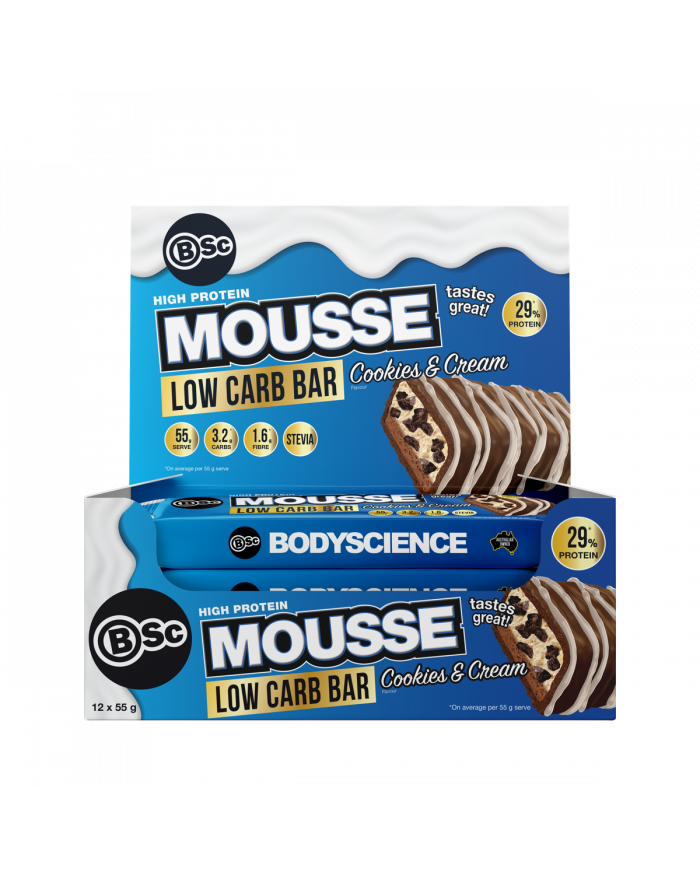 BSC High Protein MOUSSE Low Carb Bar l Body Science