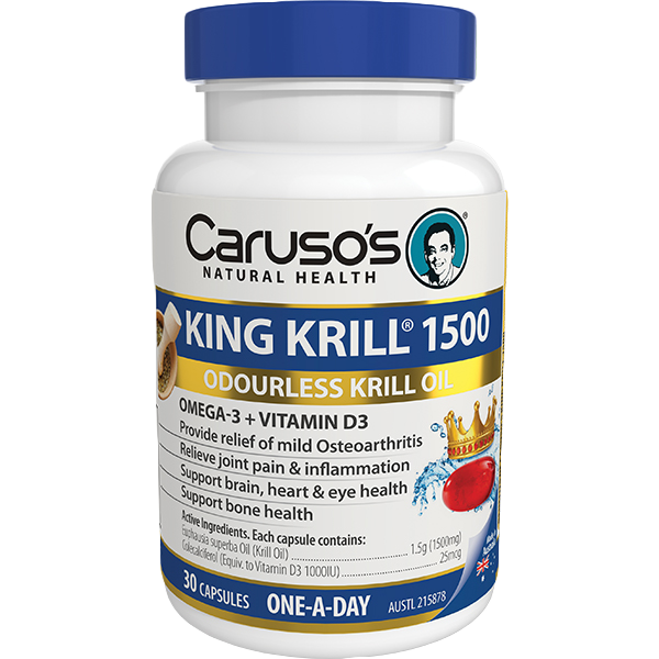 Carusos Natural Health King Krill 1500mg