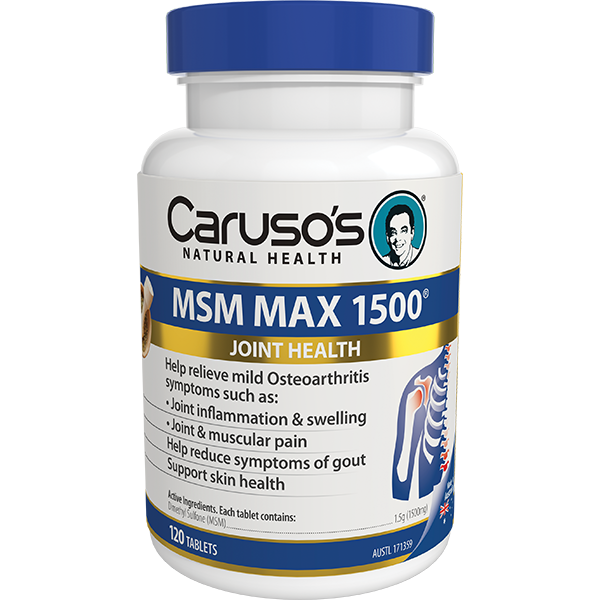 Carusos Natural Health MSM MAX 1500