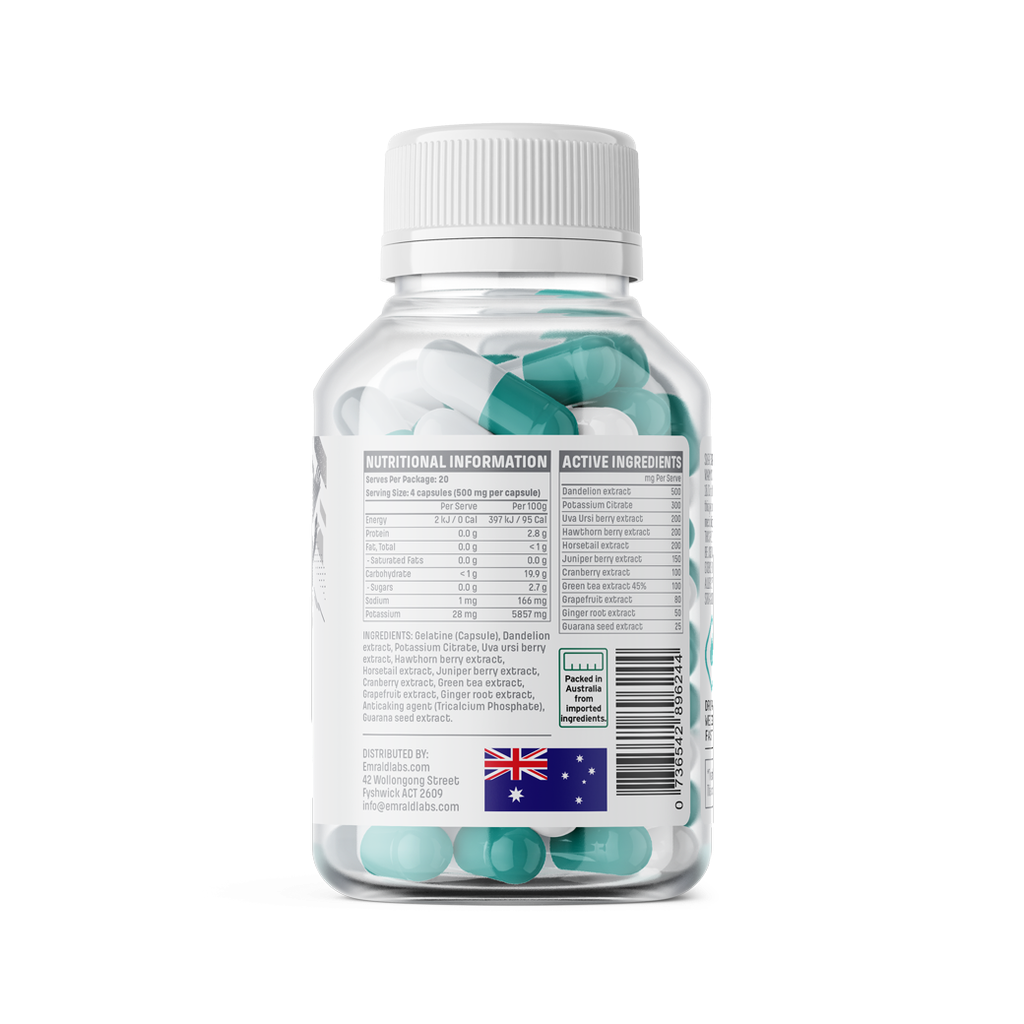 Emrald Labs Diuretic + Drop Water Fast 80 Capsules