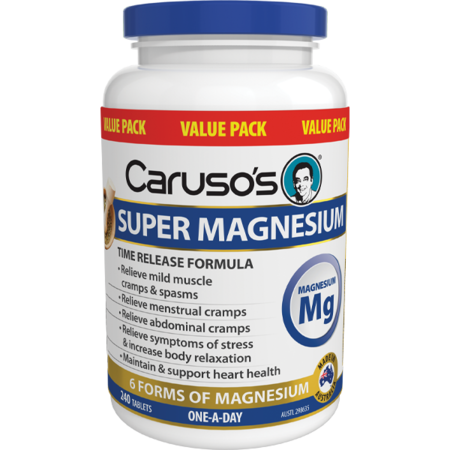 Carusos Natural Health Super Magnesium 240 Tablets