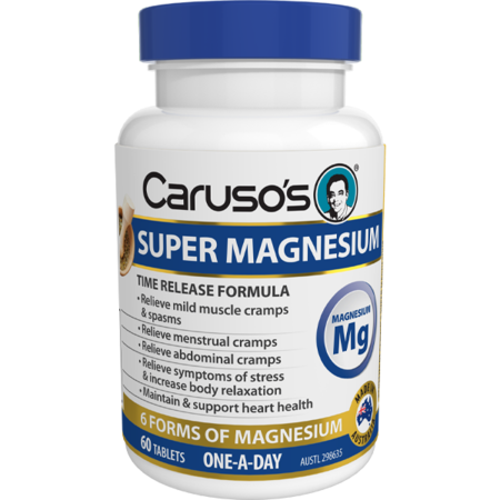 Carusos Natural Health Super Magnesium 60 Tablets
