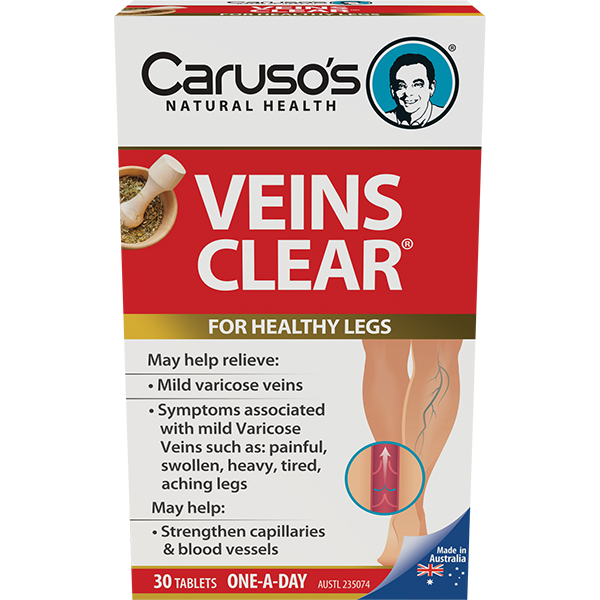 Carusos Natural Health Veins Clear