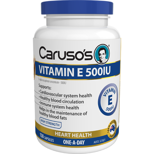 Carusos Natural Health Vitamin E 500IU